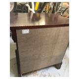 WOODEN DRESSER AND NIGHT STAND