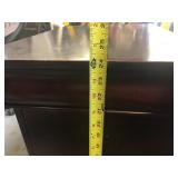 WOODEN DRESSER AND NIGHT STAND