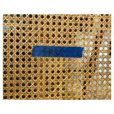 WOOD & WICKER ROCKING CHAIR