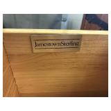 JAMESTOWN OAK 5 DRAWER DRESSER W/ CABINET