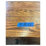 JAMESTOWN OAK 5 DRAWER DRESSER W/ CABINET