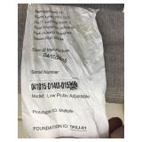 TEMPUR-PEDIC ADJUSTABLE BED FRAME AND HEADBOARD