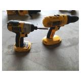 DeWalt DC759 Cordless Drill/Driver, DC825 Cordless Impact Driver