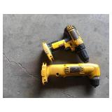 DeWalt DCD780 Cordless Drill, DW960 Cordless Right Angle Drill/Driver