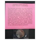 4 Kennedy Proof 1/2 $ and 6 Colorized 1/2 $