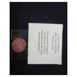 6 2000 Liberian $10 Coins and 4 1/4 oz Copper Medallions