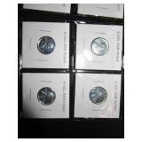 12 Steel Pennies 1943 P