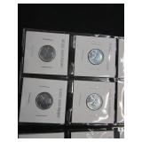 12 Steel Pennies 1943 P