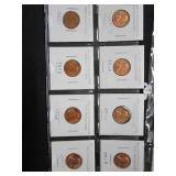60 Uncirculated Lincoln Pennies (Older)