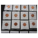 60 Uncirculated Lincoln Pennies (Older)