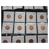 60 Uncirculated Lincoln Pennies (Older)