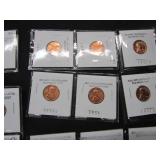 60 Uncirculated Lincoln Pennies (Older)