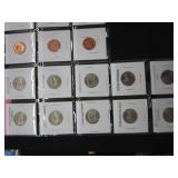 Uncirculated 5 Cent, 10 Cent, 1 Cent, and Westwares 5 Cent and Mint Medallions