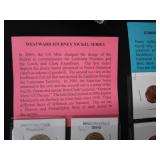 Uncirculated 5 Cent, 10 Cent, 1 Cent, and Westwares 5 Cent and Mint Medallions