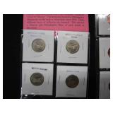 Uncirculated 5 Cent, 10 Cent, 1 Cent, and Westwares 5 Cent and Mint Medallions