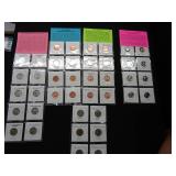 Uncirculated 5 Cent, 10 Cent, 1 Cent, and Westwares 5 Cent and Mint Medallions