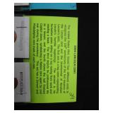 Uncirculated 5 Cent, 10 Cent, 1 Cent, and Westwares 5 Cent and Mint Medallions