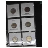 Uncirculated 5 Cent, 10 Cent, 1 Cent, and Westwares 5 Cent and Mint Medallions