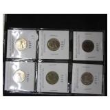 Uncirculated 5 Cent, 10 Cent, 1 Cent, and Westwares 5 Cent and Mint Medallions