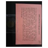 3 1909 1 Cent 2009 1 Cent Set Westward 5 Cent and Mint Medallions Sports Cards