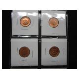 3 1909 1 Cent 2009 1 Cent Set Westward 5 Cent and Mint Medallions Sports Cards