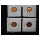 3 1909 1 Cent 2009 1 Cent Set Westward 5 Cent and Mint Medallions Sports Cards