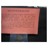 3 1909 1 Cent 2009 1 Cent Set Westward 5 Cent and Mint Medallions Sports Cards