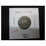 1867 Shield Nickle