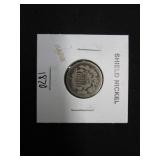 1870 Shield Nickle
