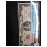 2 Red Seal $2 Bills