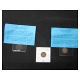 1859, 1863 and 1864 I.H. Cents