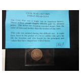 1859, 1863 and 1864 I.H. Cents