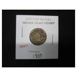 1859, 1863 and 1864 I.H. Cents