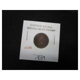 1859, 1862 and 1864 I.H. Cents