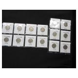 14 Buffalo Nickels