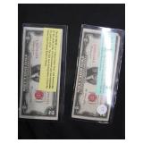 2 Red Seal $2 Bills