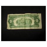 $2 Bills- Series 1953, 1976, 1953, 1928, $1 Bills- Both 1957