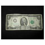 $2 Bills- Series 1953, 1976, 1953, 1928, $1 Bills- Both 1957