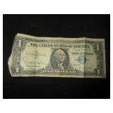 $2 Bills- Series 1953, 1976, 1953, 1928, $1 Bills- Both 1957