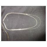 2 Necklaces, 2 Very Small Containers, Many Small Animals