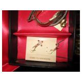 Old Jewelry Box With Jewelry Inside