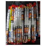 40 Pieces of Long Beef Jerky: Teriyaki, Original, Hot&Spicy, Mild, Bacon&Cheddar