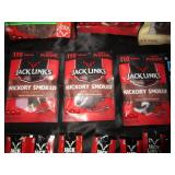 Total 0f 30 : Peppered, Siracha, Jalapeno, Teriyaki, Hickory Smoked bags of beef jerky. Plus peppered, garlic, sweet&hot jerky sticks