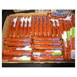 42 Bars, combination of Snickers Crispers and Snickers Hazelnut and Snickers Almond ( King Size- 2 Bars in each)