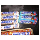 42 Bars, combination of Snickers Crispers and Snickers Hazelnut and Snickers Almond ( King Size- 2 Bars in each)