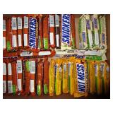 42 Bars, combination of Snickers P&B and Snickers Hazelnut and Snickers Almond