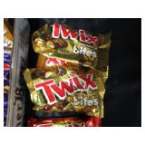 40 Various Twix; Twix Unwrapped Bites, Twix w dark Chocolate