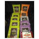 12 Bags of Beef Jerky Various Flavors