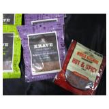 12 Bags of Beef Jerky Various Flavors