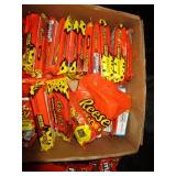 40 Various Reeses: Crunchy cookie, P&B cups